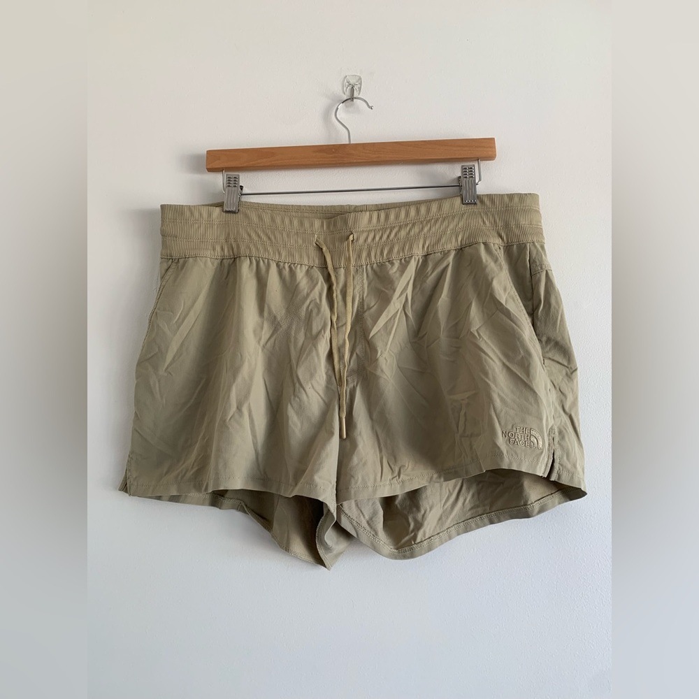 The North Face Khaki athletic shorts